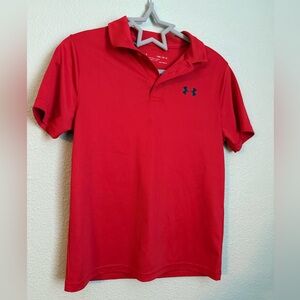 Under Armour kids Vibrant Red Polo size M